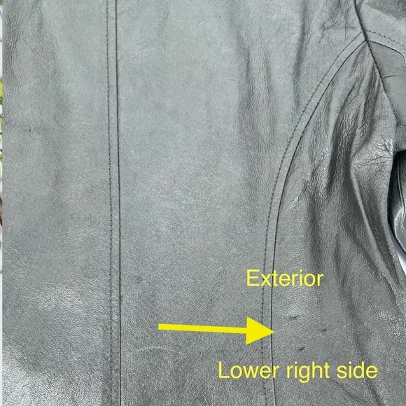 BB dakota genuine leather jacket women's size small - Picture 8 of 10